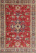 Machine Washable Traditional Camel Brown Rug, wshtr3626