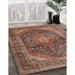 Traditional Brown Persian Rug in Family Room, tr3628