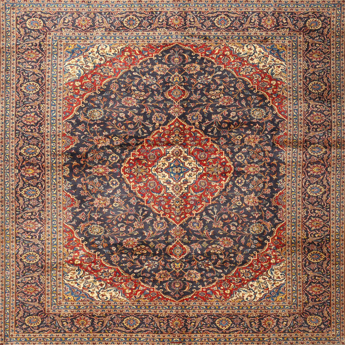Square Traditional Brown Persian Rug, tr3628