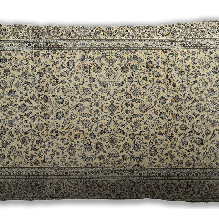 Traditional Classic Rectangular Khaki Gold Lumbar Throw Pillow, 13 inch by 19 inch, lbtr3629