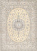 Traditional Rosy Brown Pink Medallion Rug, tr362