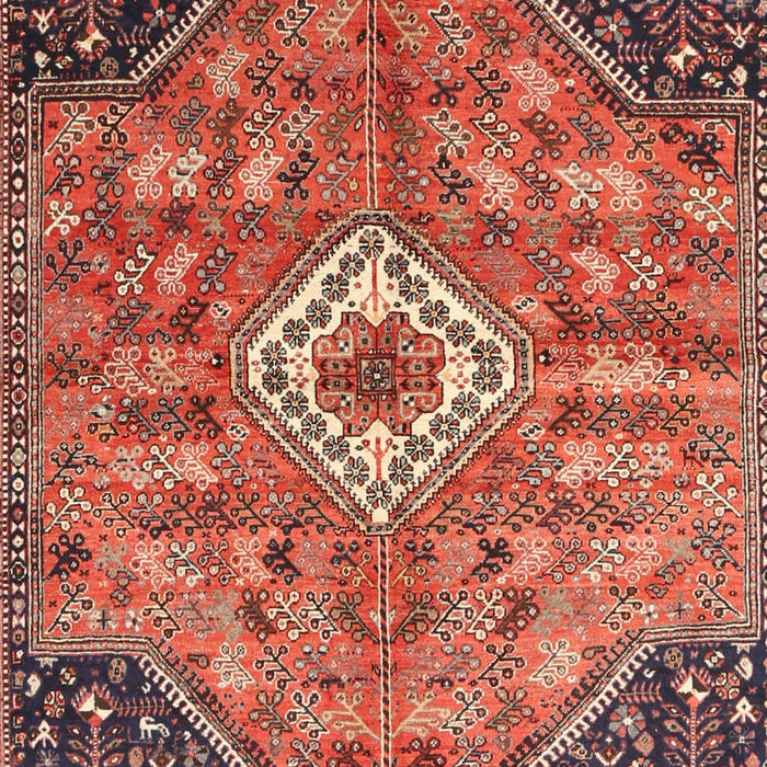Traditional Saffron Red Persian Rug, tr3630