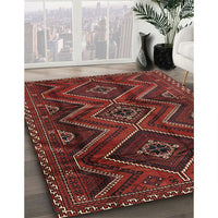 Traditional Chestnut Brown Southwestern Rug, tr3632