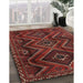 Machine Washable Traditional Chestnut Brown Rug in a Family Room, wshtr3632