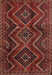 Traditional Chestnut Brown Southwestern Rug, tr3632