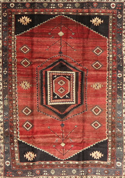 Machine Washable Traditional Rust Pink Rug, wshtr3633