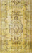 Traditional Chrome Gold Yellow Persian Rug, tr3638