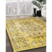 Machine Washable Traditional Chrome Gold Yellow Rug in a Family Room, wshtr3638