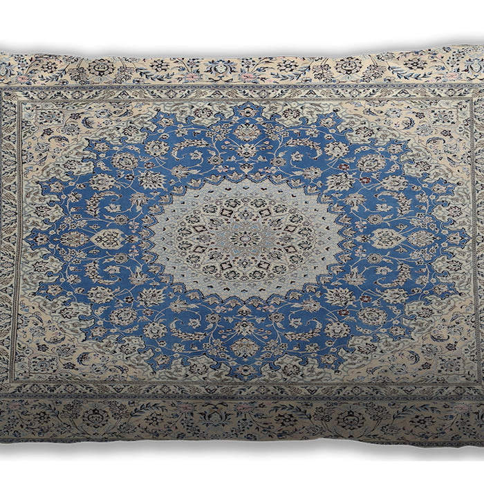 Traditional Classic Rectangular White Gold Lumbar Throw Pillow, 13 inch by 19 inch, lbtr363