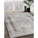 Machine Washable Traditional Grey Gray Rug in a Family Room, wshtr3640