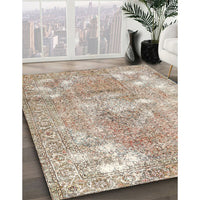 Traditional Dark Almond Brown Persian Rug, tr3641