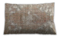 Traditional Classic Rectangular Dark Almond Brown Lumbar Throw Pillow, 13 inch by 19 inch, lbtr3641