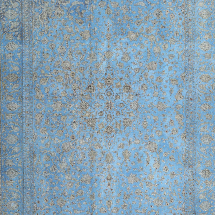 Traditional Denim Blue Persian Rug, tr3642