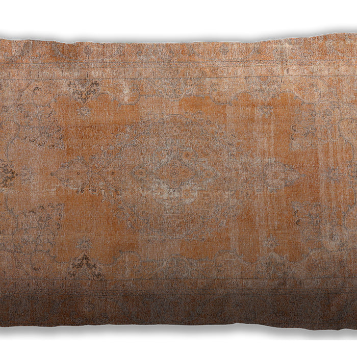 Traditional Classic Rectangular Sandy Brown Lumbar Throw Pillow, 13 inch by 19 inch, lbtr3643