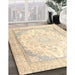 Machine Washable Traditional Gold Rug in a Family Room, wshtr3646