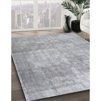 Traditional Gunmetal Gray Persian Rug, tr3648