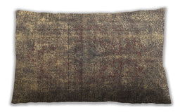 Traditional Classic Rectangular Brown Lumbar Throw Pillow, 13 inch by 19 inch, lbtr3649