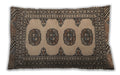 Traditional Classic Rectangular Coffee Brown Lumbar Throw Pillow, 13 inch by 19 inch, lbtr364