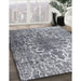 Machine Washable Traditional Mist Blue Rug in a Family Room, wshtr3651