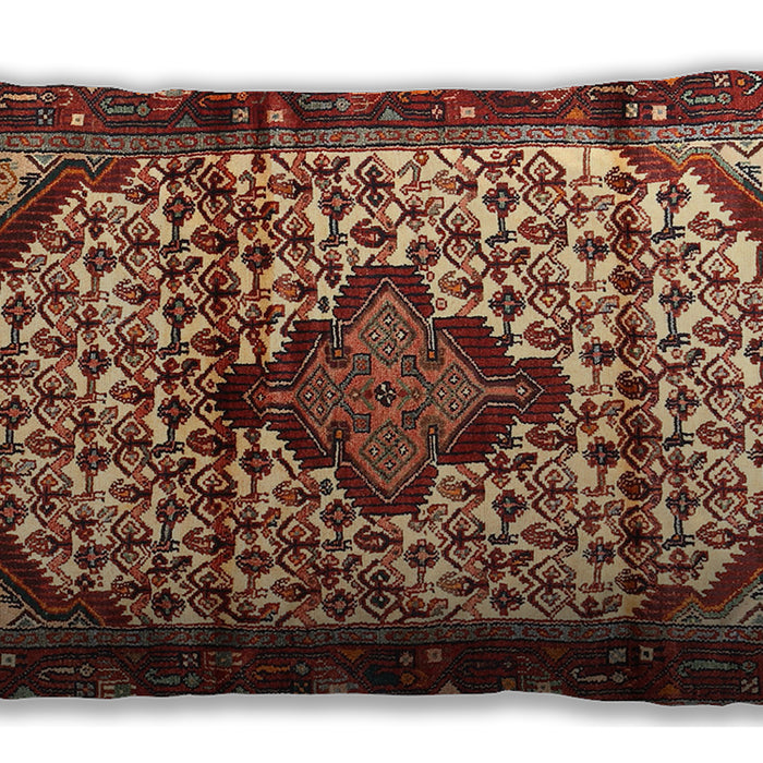 Traditional Classic Rectangular Brown Sand Brown Lumbar Throw Pillow, 13 inch by 19 inch, lbtr3656