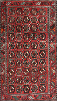 Machine Washable Traditional Brown Rug, wshtr3657