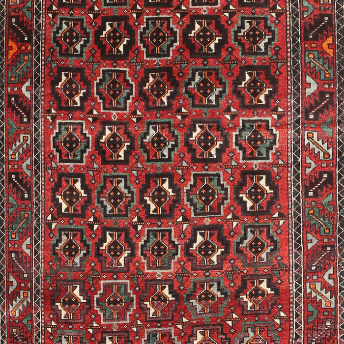 Machine Washable Traditional Brown Rug, wshtr3657