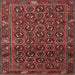 Square Traditional Brown Persian Rug, tr3657