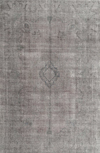 Machine Washable Traditional Dark Gray Rug, wshtr3658