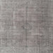 Square Traditional Dark Gray Persian Rug, tr3658