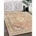 Machine Washable Traditional Brown Rug in a Family Room, wshtr3659