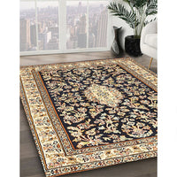 Traditional Brown Medallion Rug, tr365