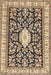 Machine Washable Traditional Brown Rug, wshtr365