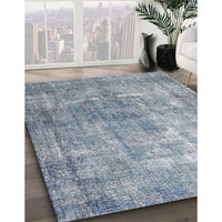 Traditional Slate Gray Persian Rug, tr3660