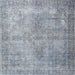 Square Traditional Blue Gray Persian Rug, tr3661