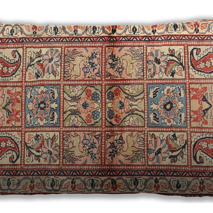 Traditional Classic Rectangular Chestnut Red Lumbar Throw Pillow, 13 inch by 19 inch, lbtr3664