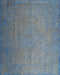 Machine Washable Traditional Light Slate Gray Rug, wshtr3665