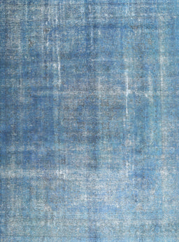 Machine Washable Traditional Denim Blue Rug, wshtr3666