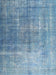 Machine Washable Traditional Denim Blue Rug, wshtr3666