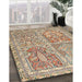 Machine Washable Traditional Sienna Brown Rug in a Family Room, wshtr366