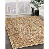 Traditional Light Brown Persian Rug, tr3670