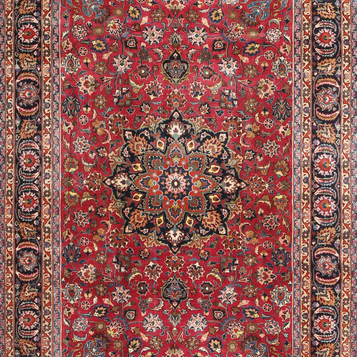 Traditional Orange Salmon Pink Persian Rug, tr3672