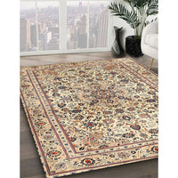 Traditional Sienna Brown Persian Rug, tr3673