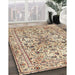 Machine Washable Traditional Sienna Brown Rug in a Family Room, wshtr3673