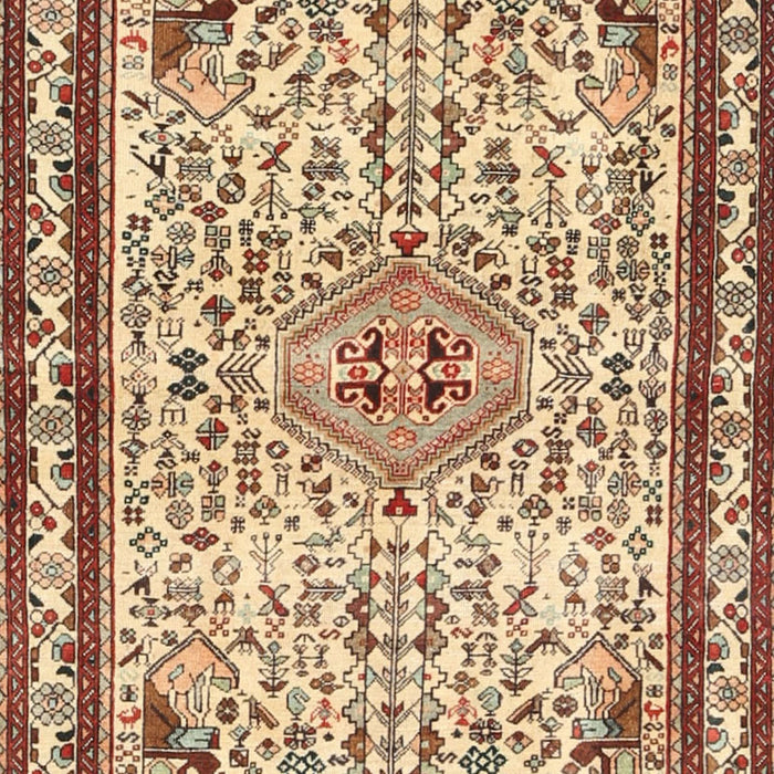 Traditional Brown Red Persian Rug, tr3675