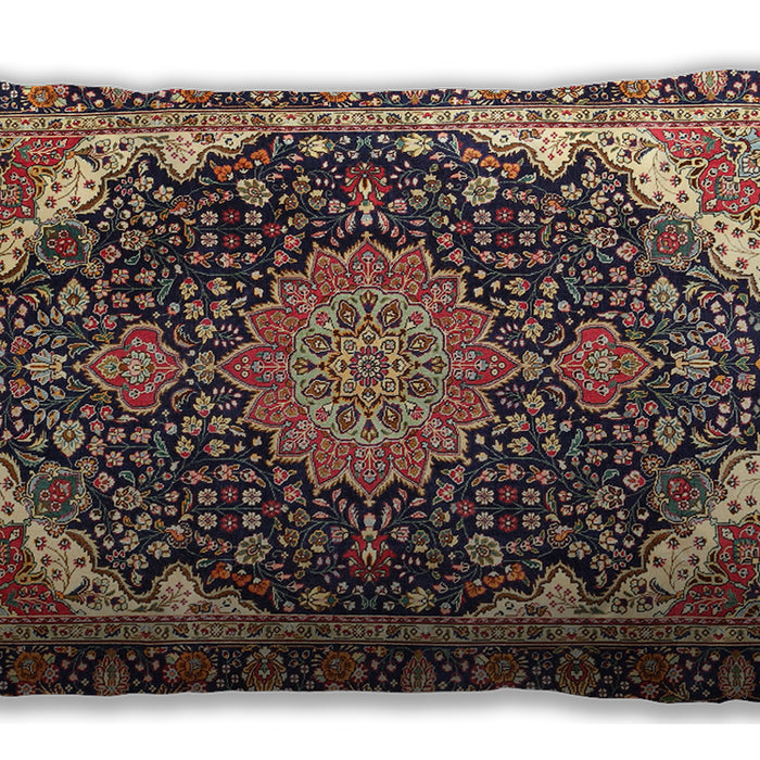 Traditional Classic Rectangular Camel Brown Lumbar Throw Pillow, 13 inch by 19 inch, lbtr3678