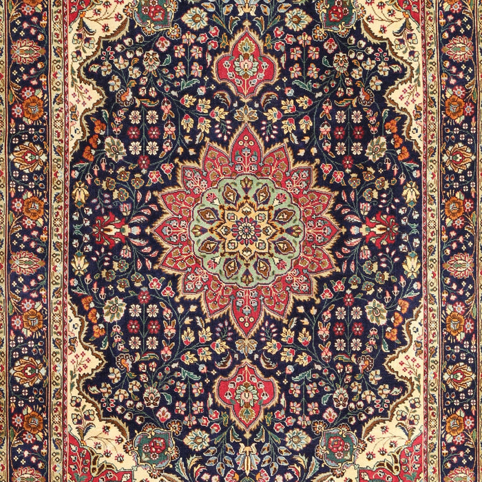 Traditional Camel Brown Medallion Rug, tr3678