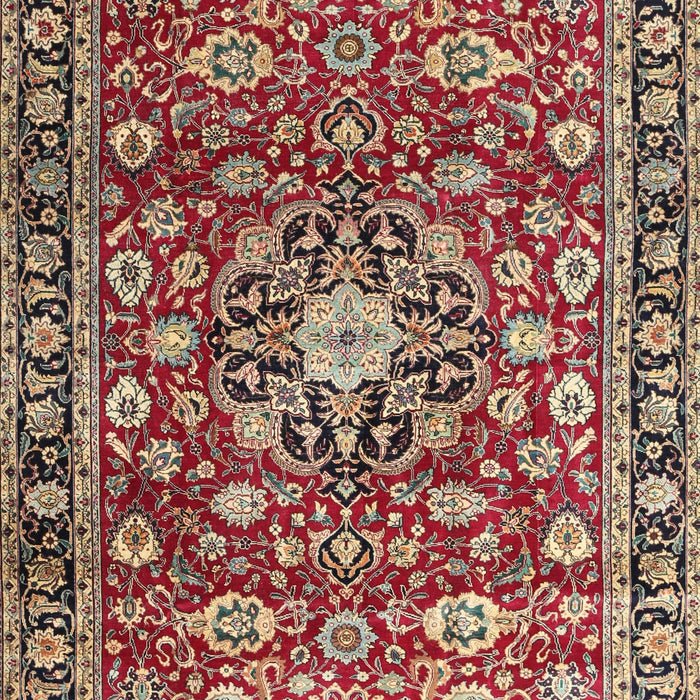 Traditional Saffron Red Persian Rug, tr3679