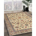 Machine Washable Traditional Sienna Brown Rug in a Family Room, wshtr3682