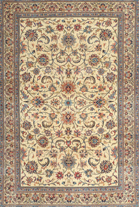 Machine Washable Traditional Sienna Brown Rug, wshtr3682