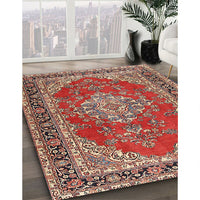 Traditional Red Medallion Rug, tr3685